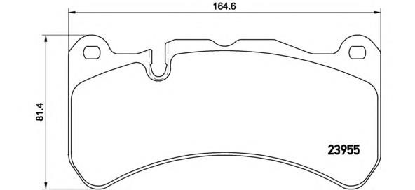 Купити P50092 Brembo Колодки гальмівні передні, дискові