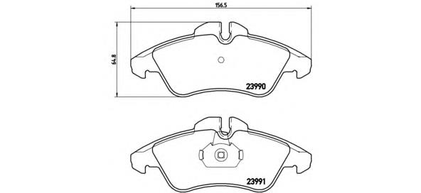 P50080 Brembo Передні гальмівні колодки