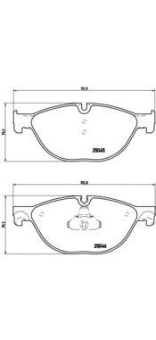 Гальмівні колодки Brembo P06076 ціна, від 83.70 USD