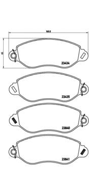 Купити P24053 Brembo Колодки гальмівні передні, дискові