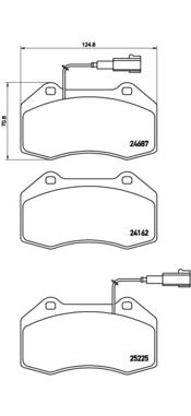 P23139 Brembo Передні гальмівні колодки