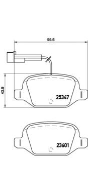Гальмівні колодки Brembo P23146 ціна, від 32.70 USD