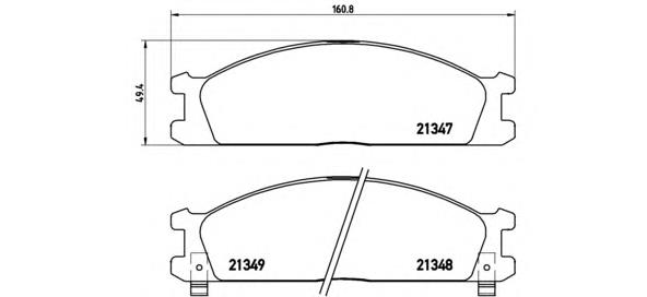 Купити P24026 Brembo Колодки гальмівні передні, дискові