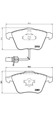 Купити P85084 Brembo Колодки гальмівні передні, дискові