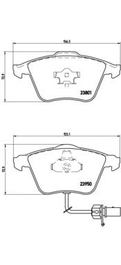 P85097 Brembo Передні гальмівні колодки