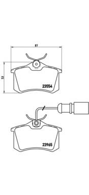 Купити P85058 Brembo Задні колодки