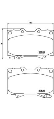 P83048 Brembo Передні гальмівні колодки