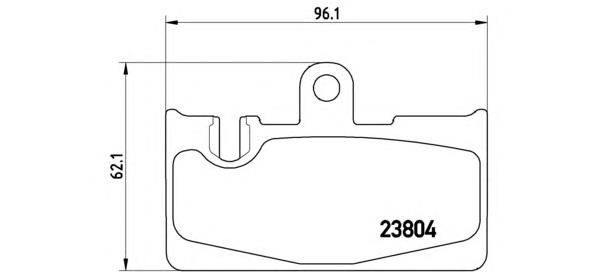 Задні гальмівні колодки Brembo P83059 ціна, від 23.93 USD