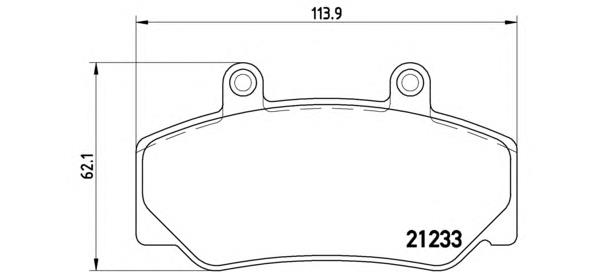 Гальмівні колодки Brembo P86006 ціна, від 20.65 USD