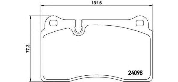 P85116 Brembo Передні гальмівні колодки
