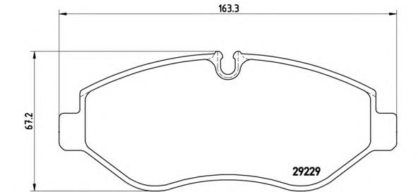 Передні тормозні колодки PA6026 Brembo