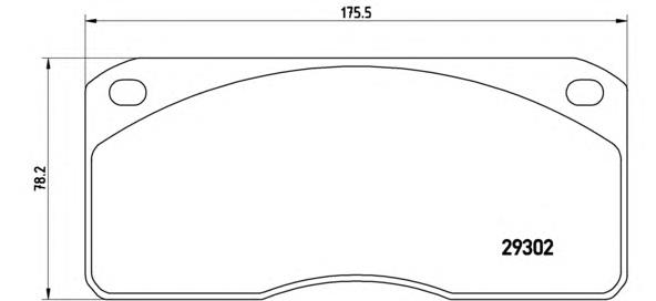 Тормозні колодки WP WP523