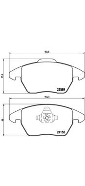 P61076 Brembo Передні гальмівні колодки
