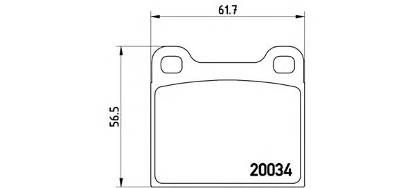 P59001 Brembo Передні гальмівні колодки