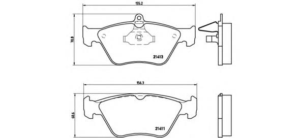 P59019 Brembo Передні гальмівні колодки