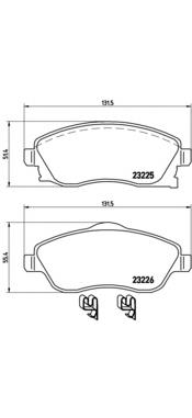 P59036 Brembo Передні гальмівні колодки