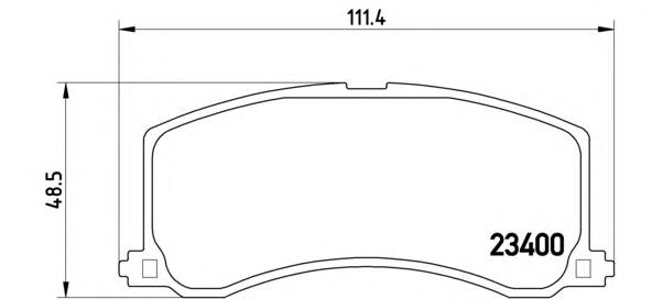 Гальмівні колодки Brembo P79010 ціна, від 14.68 USD