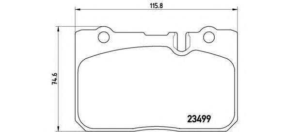 Гальмівні колодки Brembo P83039 ціна, від 33.46 USD