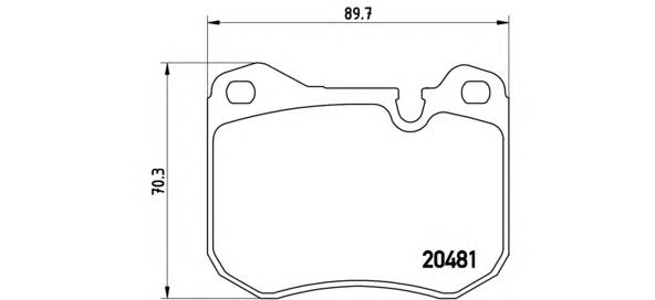 Гальмівні колодки Brembo P65002 ціна, від 37.15 USD