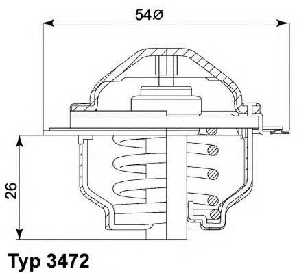 Автомобільний термостат Wahler 347287D ціна, від 15.27 USD