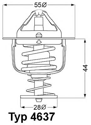 Термостат в зборі Wahler 463782D