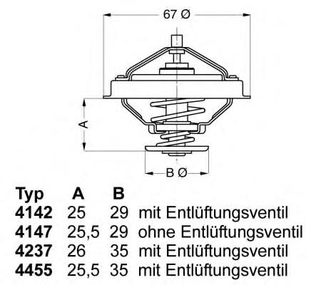445580D Wahler Авто термостат