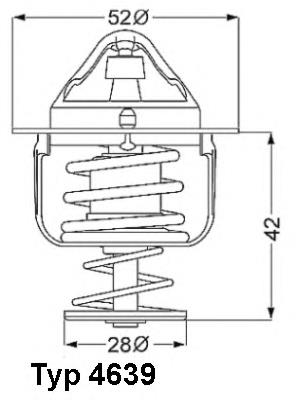 Купити 463982D Wahler Термостат в корпусі