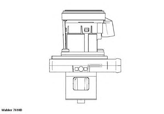 Клапан ЄГР 7610D Wahler