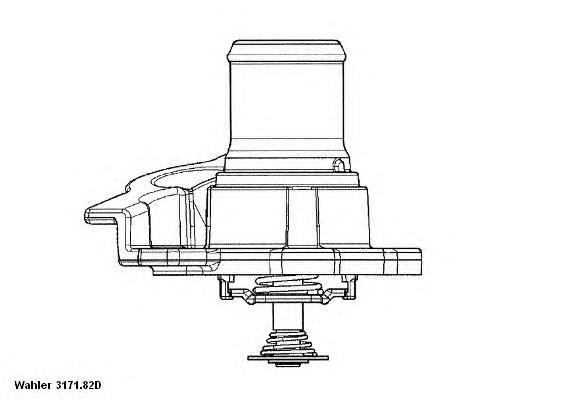 Автомобільний термостат Wahler 317182D ціна, від 25.09 USD