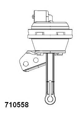 710558 Wahler Клапан рециркуляції відпрацьованих газів EGR