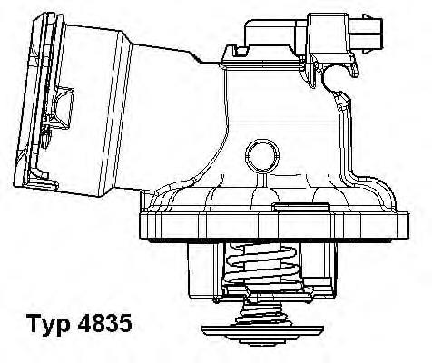 Автомобільний термостат Wahler 483587D ціна, від 80.56 USD