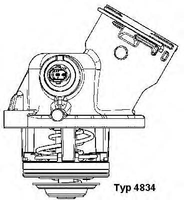 Термостат в зборі Wahler 4834100D