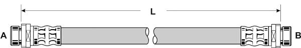 Шланг гальмівний задній 27044 PEX