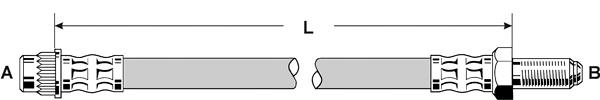Шланг гальмівний передній 32955 PEX