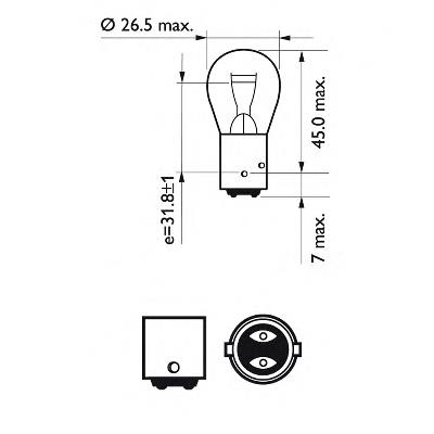 Лампочка 12594CP Philips