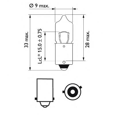 Лампочка 12036B2 Philips