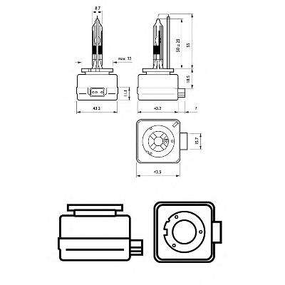 Лампочка ксеноновая 85409VIC1 Philips