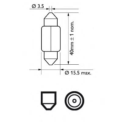 Купити 12850CP Philips Лампочки
