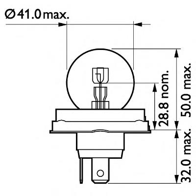 Лампочка галогенна Philips 13620C1 ціна, від 0.68 USD