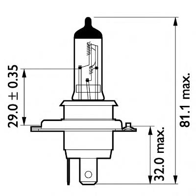 Лампочка галогенна Philips 13342MDBVS2 ціна, від 3.60 USD