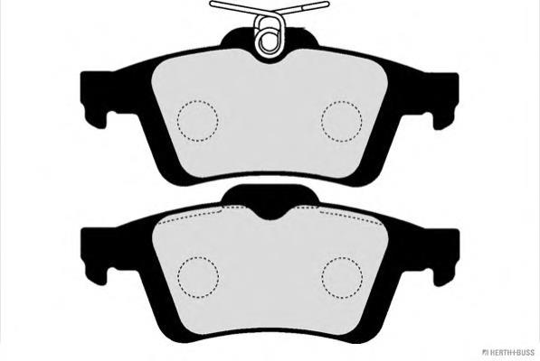 Задні гальмівні колодки Jakoparts J3613019 ціна, від 17.87 USD