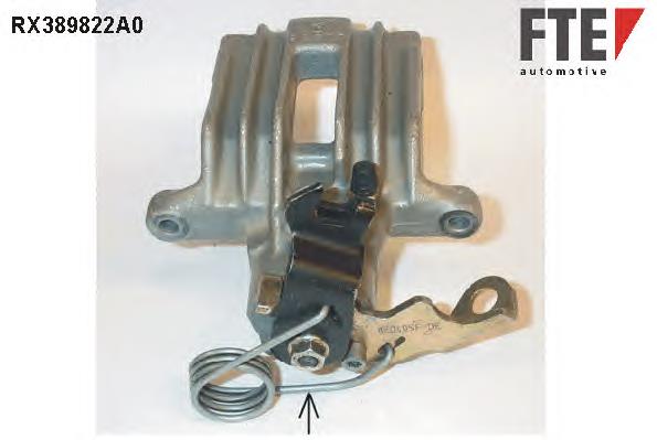 Супорт гальмівний задній лівий FTE RX389822A0 ціна, від 119.66 USD