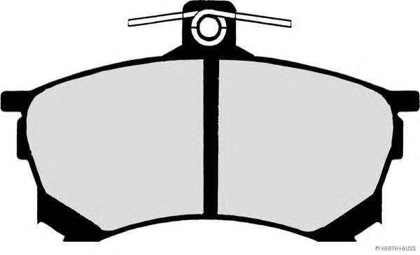 Гальмівні колодки Jakoparts J3605037 ціна, від 19.37 USD