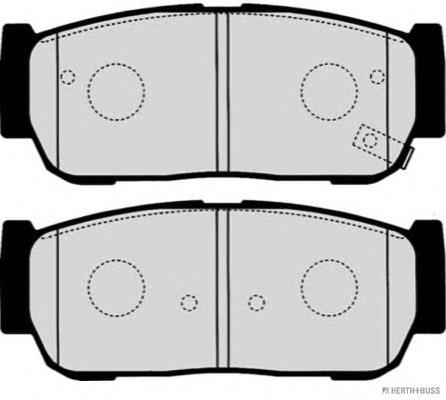 Задні гальмівні колодки Jakoparts J3610403 ціна, від 19.00 USD