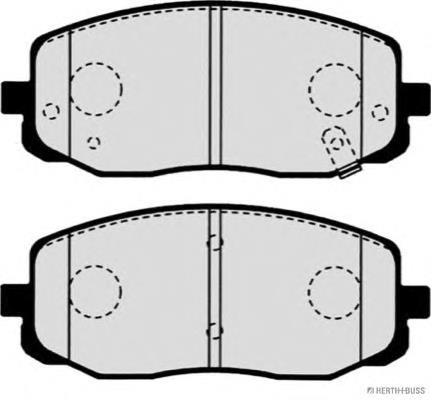 Гальмівні колодки Jakoparts J3600506 ціна, від 18.09 USD