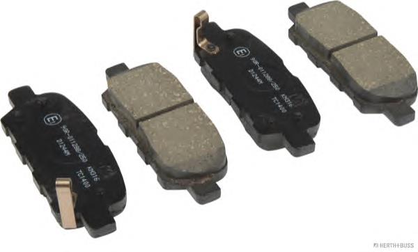 Задні гальмівні колодки Jakoparts J3611044 ціна, від 23.74 USD