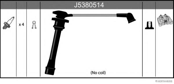 Дріт високовольтний, комплект J5380514 Jakoparts