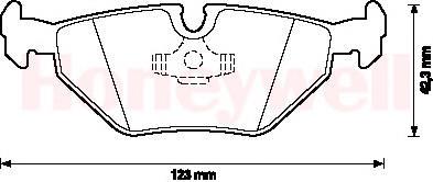 Задні гальмівні колодки Jurid/Bendix 571546B ціна, від 16.78 USD