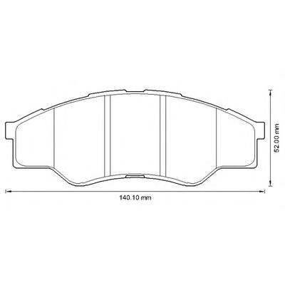 Купити 572642B Jurid/Bendix Колодки гальмівні передні, дискові