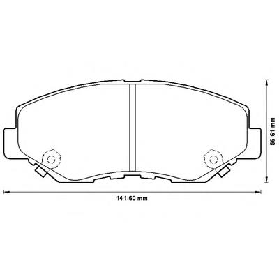 Тормозні колодки Jurid/Bendix 572504B